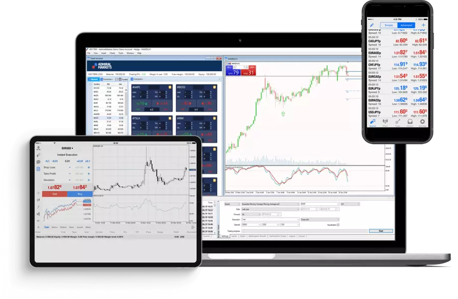 Admiral Markets interface